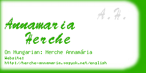 annamaria herche business card